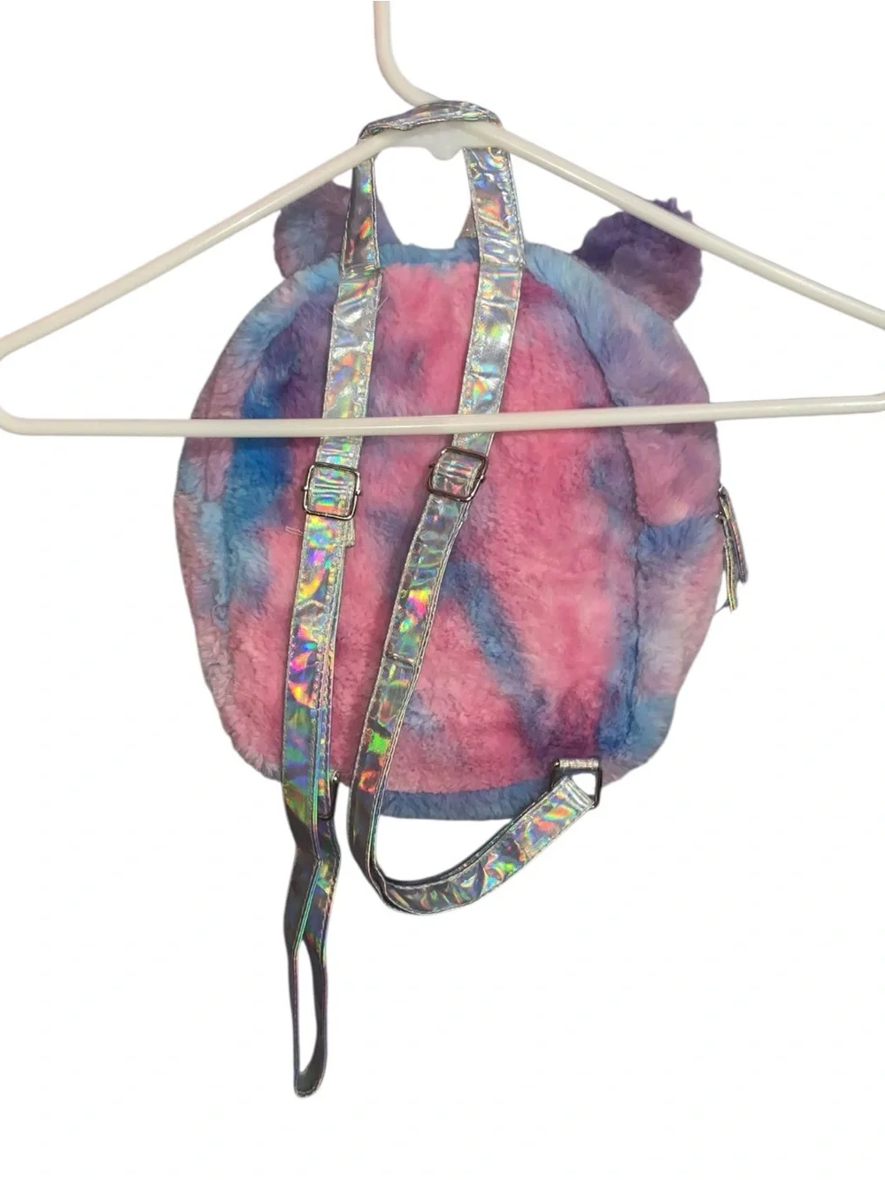 Wonder Nation Colorful Tie Dye Plush Unicorn Backpack